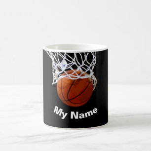 Basketbal Jouw Naam Aangepast Koffiemok