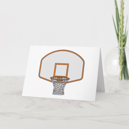 basketbal kaart (Voorkant)