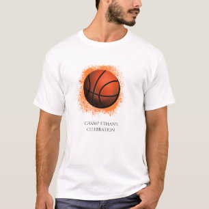 Basketbal kampioen basketbal uitje viering t-shirt