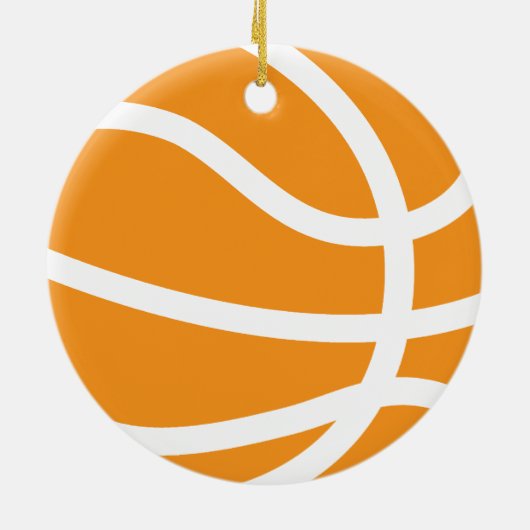 basketbal keramisch ornament (Achterkant)