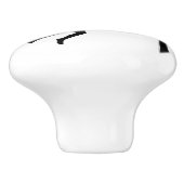 Basketbal Keramische Knop (Zijkant)