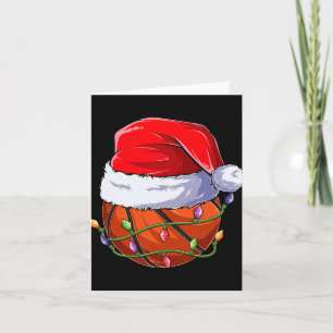 Basketbal Kerst Jongens Kleding, Grappige Kerstman Kaart