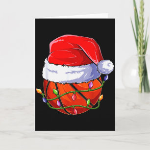 Basketbal Kerst Jongens Kleding, Grappige Kerstman Kaart