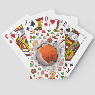 Basketbal Kerst Sock Stuffers Pokerkaarten