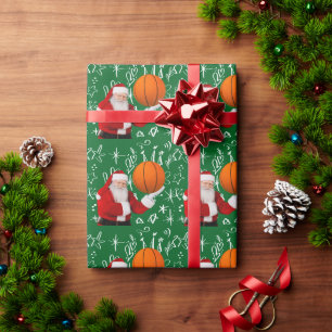 Basketbal Kerst thema voor de speler Cadeaupapier