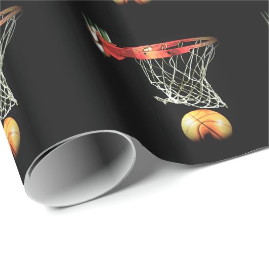 Basketbal Kerstcadeauverpakking Cadeaupapier (Rol Hoek)