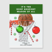 Basketbal kerstkaarten (Voorkant)