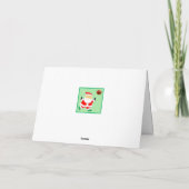 Basketbal kerstkaarten kaart (Achterkant)