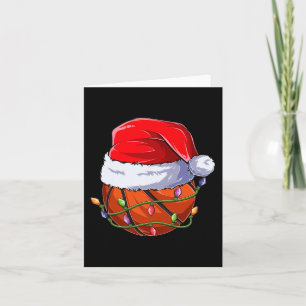 Basketbal Kerstmis Jongen Kleding Kaart