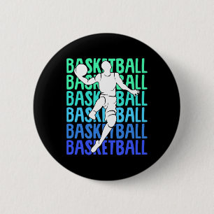 Basketbal Kinder Jongens Mannen 2 Ronde Button 5,7 Cm