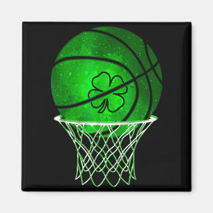 Basketbal Klaverblad Lucky Clover Iers St. Patrick Magneet