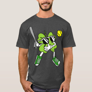 Basketbal Klaverblad Lucky Clover Ierse St. Patric T-shirt