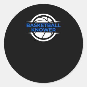 Basketbal Knower 2 Ronde Sticker