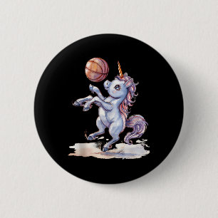 Basketbal kunstwerk Basketbal liefhebber Ballenspe Ronde Button 5,7 Cm