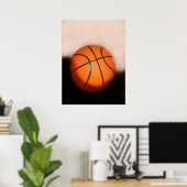 Basketbal Kunstwerk Poster (Thuiskantoor)