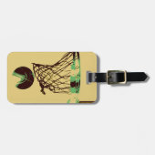 Basketbal Labels voor bagage (Voorkant horizontaal)