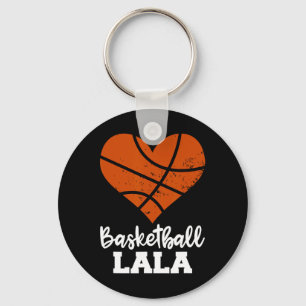Basketbal Lala Fun Basketbal Hart Oma La La Sleutelhanger