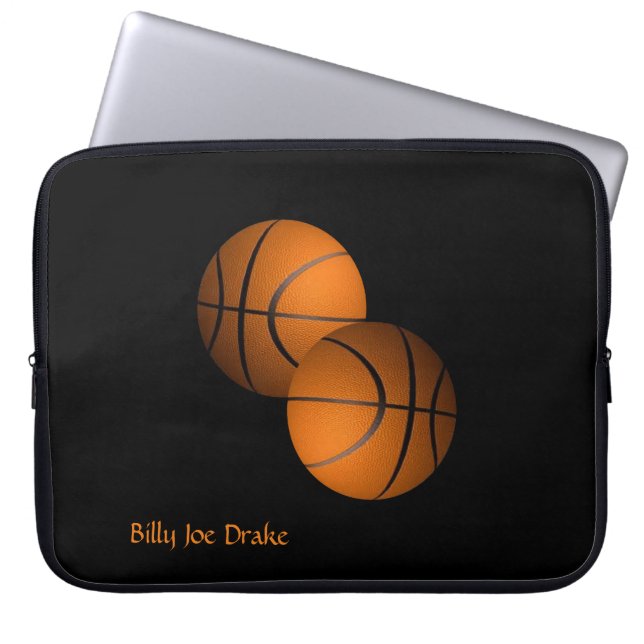 Basketbal Laptop Sleeve (Voorkant)