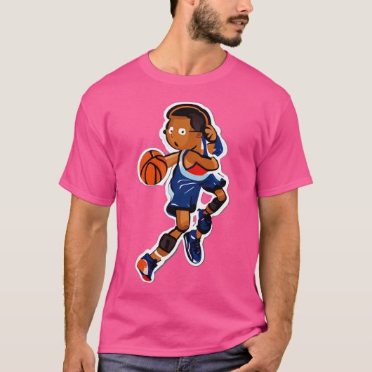Basketbal liefhebbers t-shirt (Voorkant)