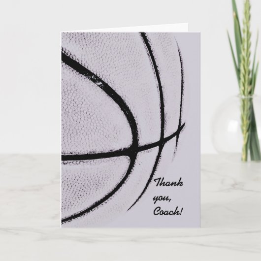 Basketbal lijnen - textuur en stedelijke trendy bedankkaart (Voorkant)