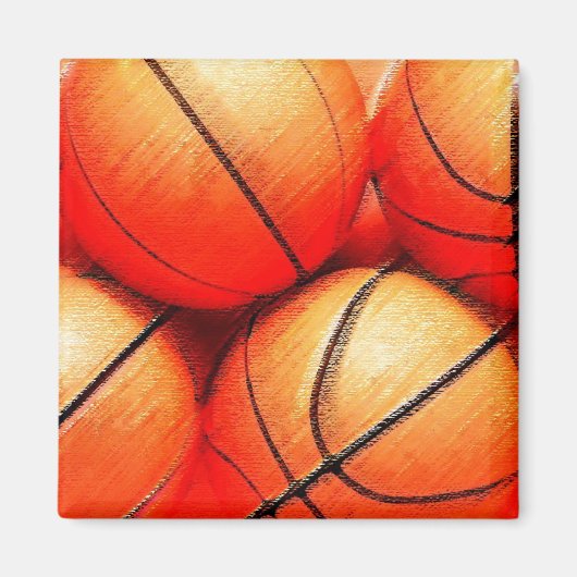 Basketbal Magneet (Voorkant)