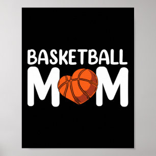 Basketbal Mam Coach Speler Match Team Moeder Mama Poster