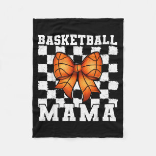Basketbal Mama Coquette Boog Speldag Grappig Srts Fleece Deken