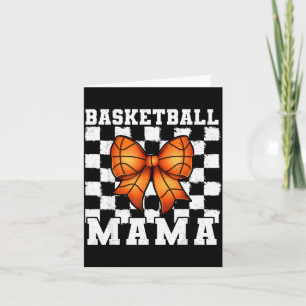 Basketbal Mama Coquette Boog Speldag Grappig Srts Kaart