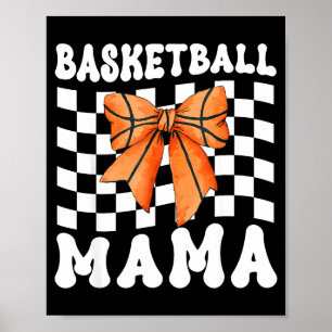 Basketbal Mama Coquette Strik Dag Pret Sports Poster