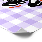 Basketbal Meisje Dribbling Poster (Hoek)