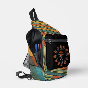 "Basketbal Meisje" Moderne Print Kleine Sling Bag