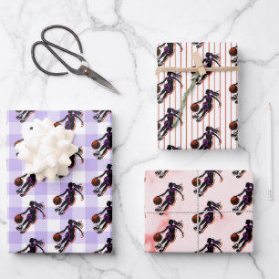Basketbal Meisje Verjaardag Wrapping Papier Bladen Inpakpapier Vel