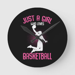 Basketbal Meisje Vrouwen Ronde Klok