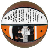 Basketbal met Afbeelding erop. Basketbal Senior, (Voorkant)