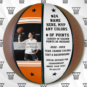 Basketbal met Afbeelding erop. Basketbal Senior,