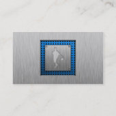 Basketbal; metaal visitekaartje (Achterkant)