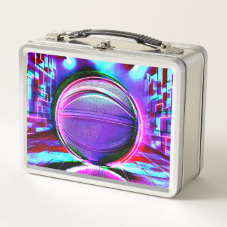 Basketbal metalen lunchbox