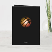 Basketbal Metallic Foto Beste coach Ooit Bedankkaart (Achterkant)