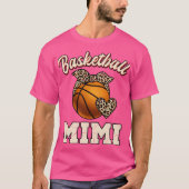 Basketbal Mimi Leopard Basketbalspeler Mother's T-shirt (Voorkant)