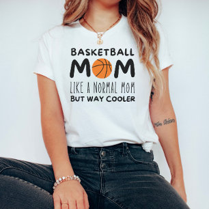 Basketbal moeder: Als een normale moeder maar veel T-shirt