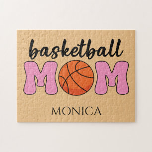 Basketbal Moeder Moederdag Personaliseren Legpuzzel