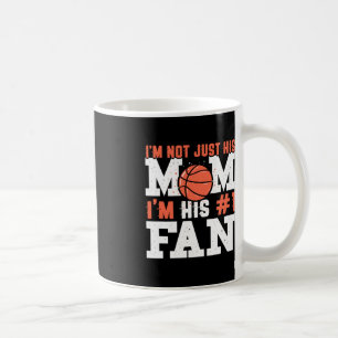 Basketbal Moeder Nummer 1 Fan - Basketbal Moeder Koffiemok