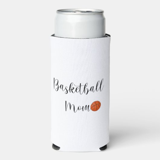 Basketbal Moeder Script Shirt Schattig (Seltzer Voorkant)