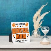 Basketbal Moeder - Tafelmodel met Easel Fotoplaat (Insitu)