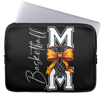 Basketbal Moeder Wedstrijd Dag Grappig Basketbalsp Laptop Sleeve