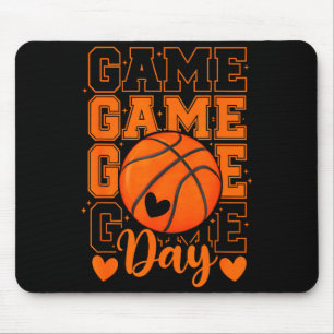 Basketbal moeder wedstrijd dag grappige basketball muismat
