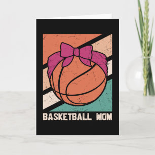 Basketbal MOM Mooie Basketbal Design Kaart