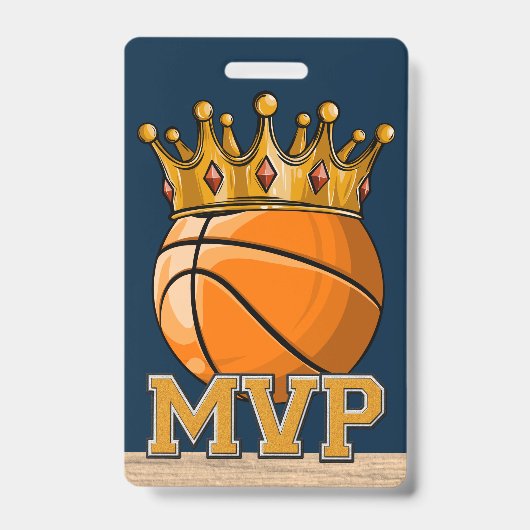 Basketbal MVP Badge (Voorkant)