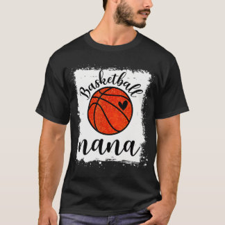 Basketbal Nana Basketbal Liefhebber Oma Basketbal T-shirt