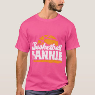 Basketbal Nannie Oma Nannie van een basketbal P T-shirt
